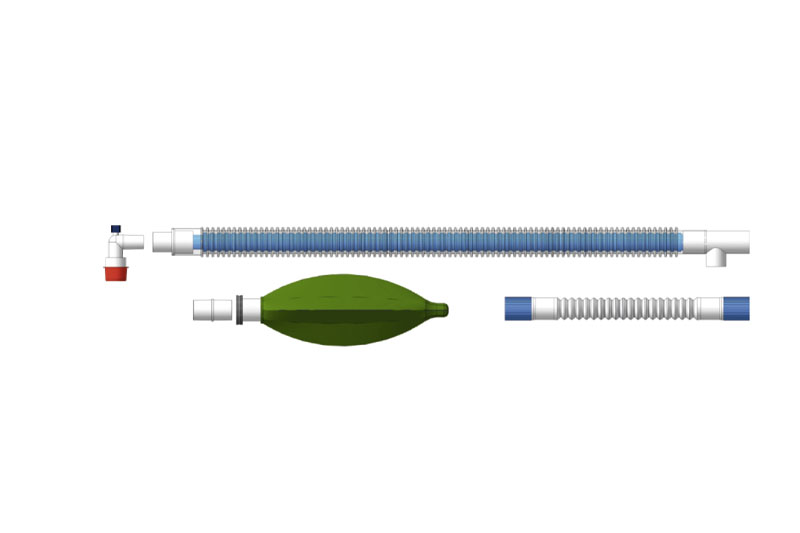 Coaxial breathing circuits, model 5802/4402